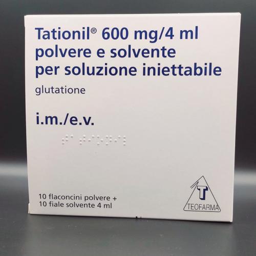#21  Glutatione 600mg/4ml Tationil (Włochy)